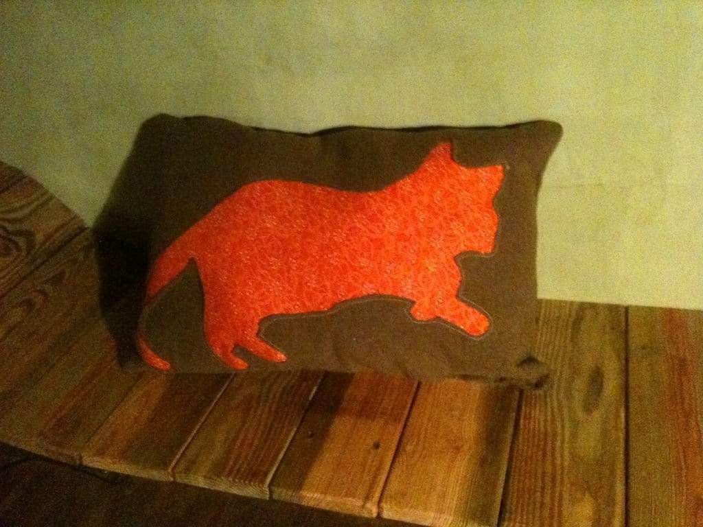 Army blanket Cat Pillow