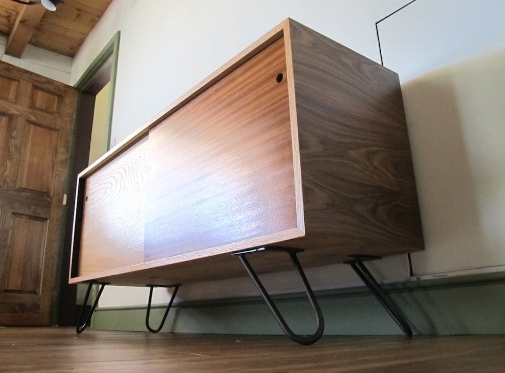 Scrap wood credenza