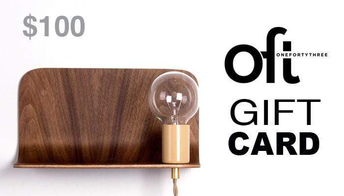 OFT gift card $100.00 onefortythree