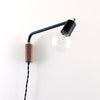 Swing lamp: 16" Black / Brass hardware / Metal (same as lamp) onefortythree second