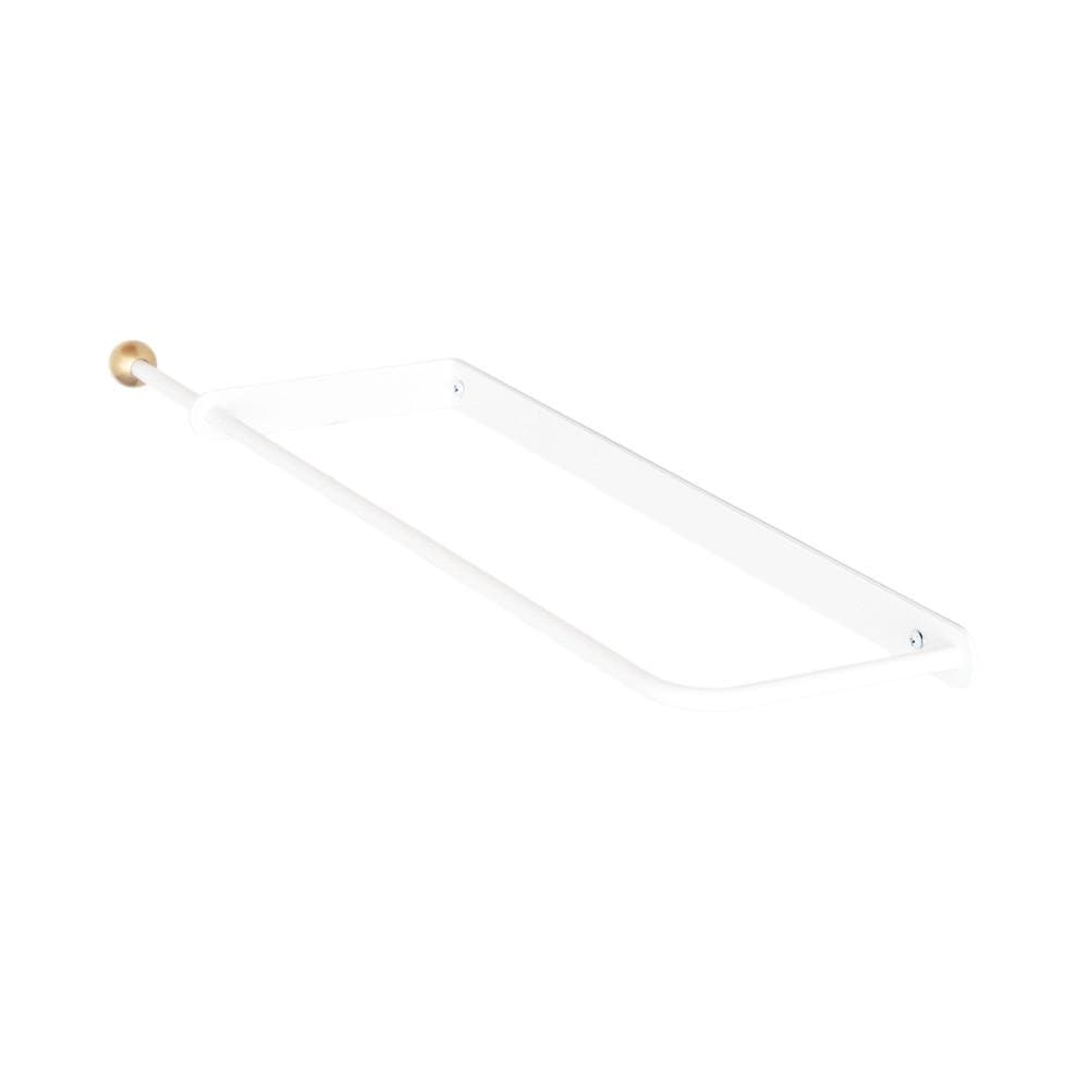 Towel bar White / Brass / Long onefortythree