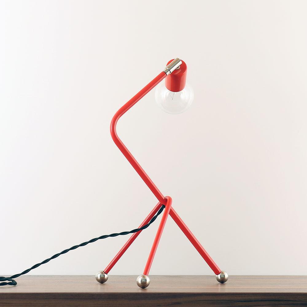 Tripod desk lamp Atomic / Brass / Brass socket onefortythree