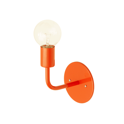 Wall sconce: solid color Atomic / Brass hardware onefortythree