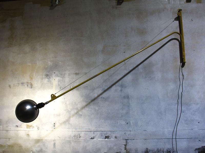 Industrial wall reading lamp