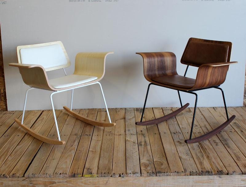 Bent plywood rocker