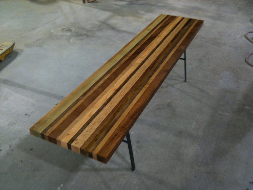 Scrapwood bench