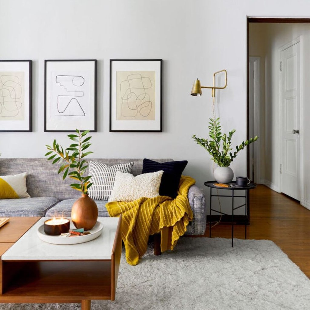 onefortythree double jointed swing arm lamp brass