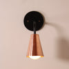 Monte Carlo wall sconce Black / Copper shade onefortythree second