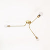 Brass ceiling light onefortythree second
