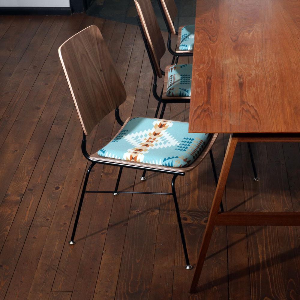 aerial view of a molded plywood chair