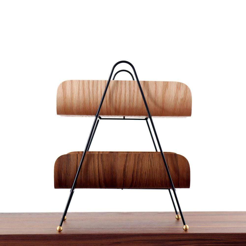 Desk organizer Walnut / Walnut / Black onefortythree