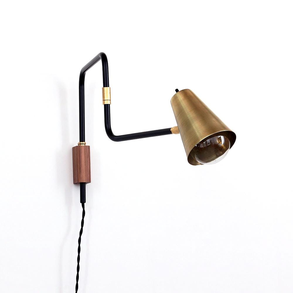 Double-jointed swing lamp onefortythree