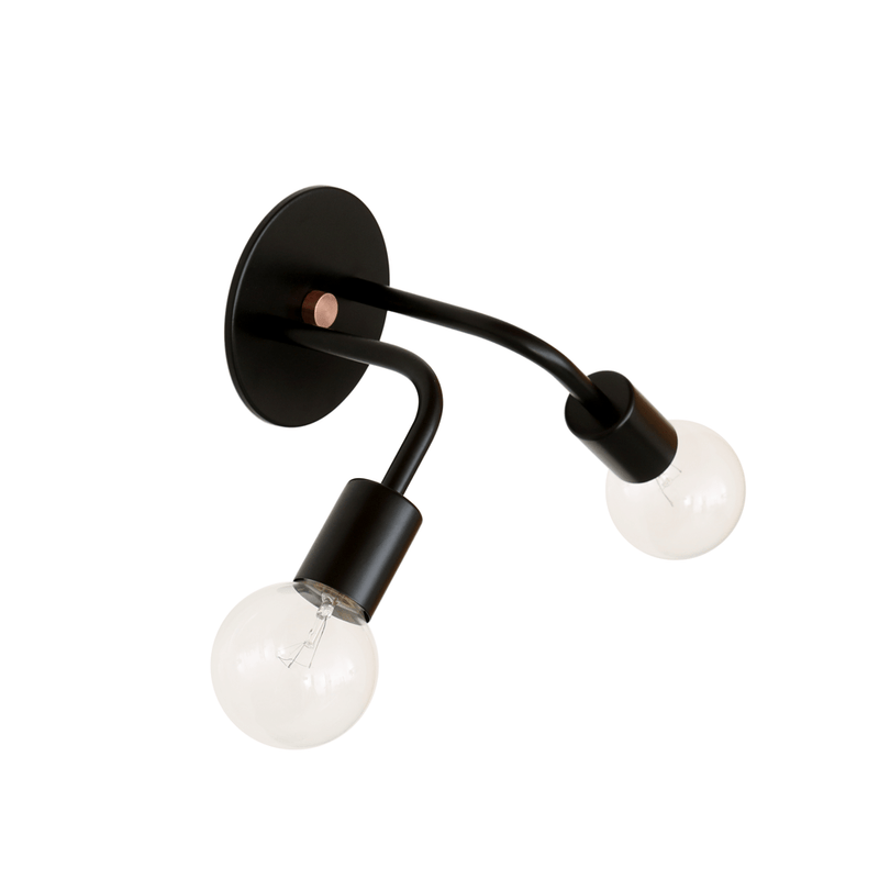 Double sconce: solid color