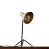 Genoa table lamp Black / Brass shade / Brass hardware onefortythree second