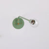 Hardwired swing lamp: 16" Sagebrush / Brass hardware / No switch onefortythree second
