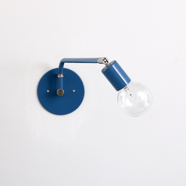 Hardwired swing lamp: 16" Overton / Brass hardware / No switch onefortythree