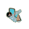 "Lighten up" enamel pin onefortythree second