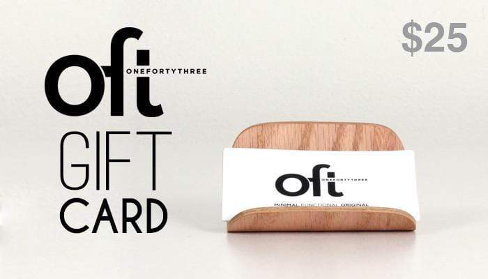 OFT gift card $300.00 onefortythree