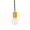 Pendant lamp: plug-in Wildflower / Black cord / Brass hardware onefortythree second