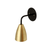 Shaded sconce: metal shade Black / Copper shade / Full (uncut) onefortythree