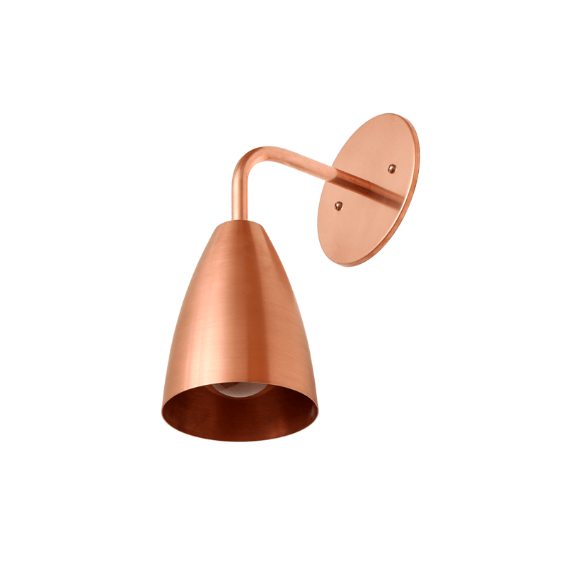 Shaded sconce: solid color Brass / Brass hardware onefortythree