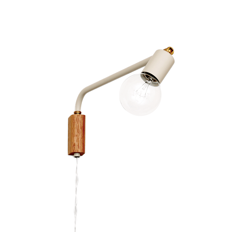 Swing lamp: 16" Brass / Brass hardware / Metal (same as lamp) onefortythree