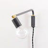 Swing lamp: 24" Limestone / Brass / Metal (same as lamp) onefortythree second