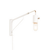 Telescoping Otis lamp White lamp / Nickel onefortythree second