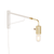 Telescoping Otis lamp Black lamp / Brass onefortythree