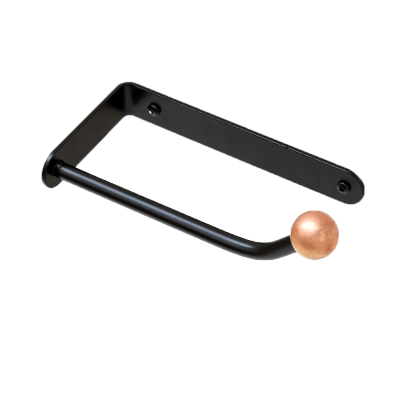 Tissue roll holder Black / Brass onefortythree