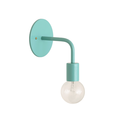 Wall sconce: solid color Paradise / Brass hardware onefortythree