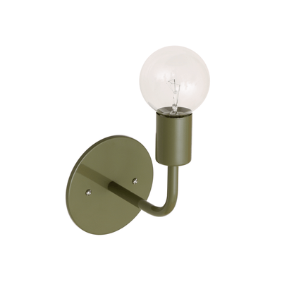 Wall sconce: solid color Cactus / Brass hardware onefortythree