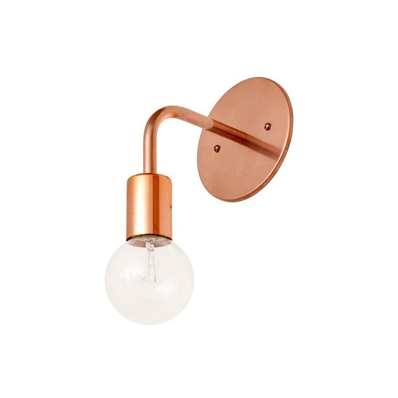 Wall sconce: solid color Brass / Brass hardware onefortythree