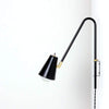 Wallace lamp Black lamp and shade / Brass hardware / Metal (same as lamp) onefortythree second