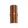 Wood shade sconce Black / Walnut / Brass hardware onefortythree second