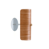 Wood shade sconce Black / Oak / Brass hardware onefortythree second