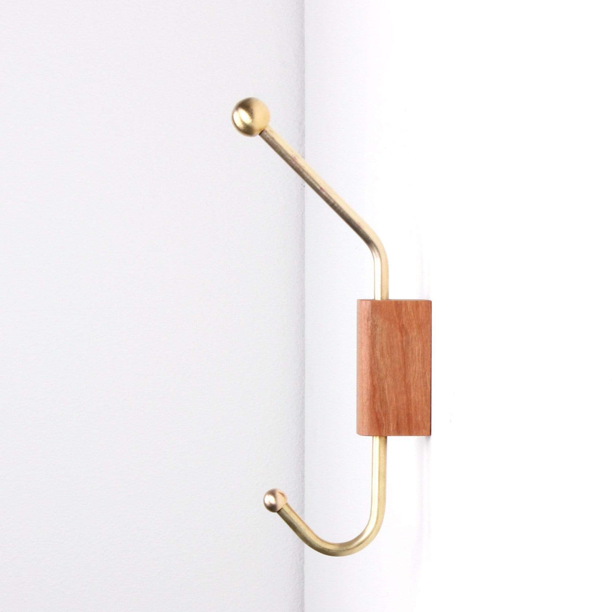 Woodblock wall hook onefortythree